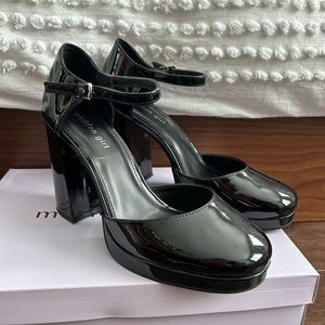 Madden Girl black patent pumps. 8.5